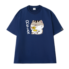 Áo Thun Unisex Mèo Ami Relax  - O1A60