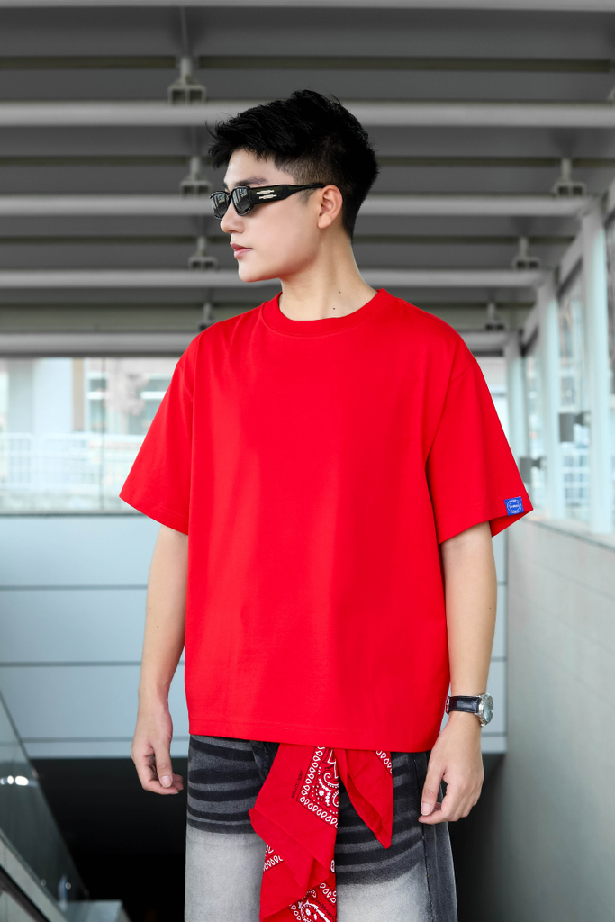 Áo Thun Unisex Boxy Cotton Basic - O6A1