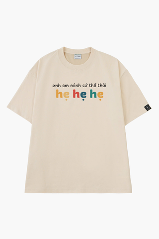 Áo Thun Unisex Hẹ Hẹ Hẹ - O1A195