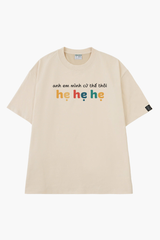 Áo Thun Unisex Hẹ Hẹ Hẹ - O1A195