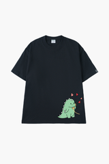 Áo Thun Cặp Đôi Khủng Long Gọi Điện, Cotton - O1A128