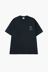 Áo Thun Cặp Đôi Logo Hàn Quốc, Cotton  - O1A90