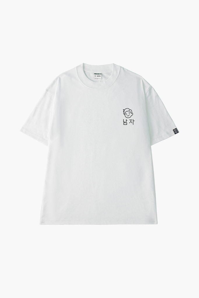 Áo Thun Cặp Đôi Logo Hàn Quốc, Cotton  - O1A90