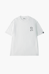 Áo Thun Cặp Đôi Logo Hàn Quốc, Cotton  - O1A90