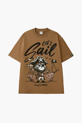Áo Thun Unisex Let's Sail Cotton Overco - O1A94