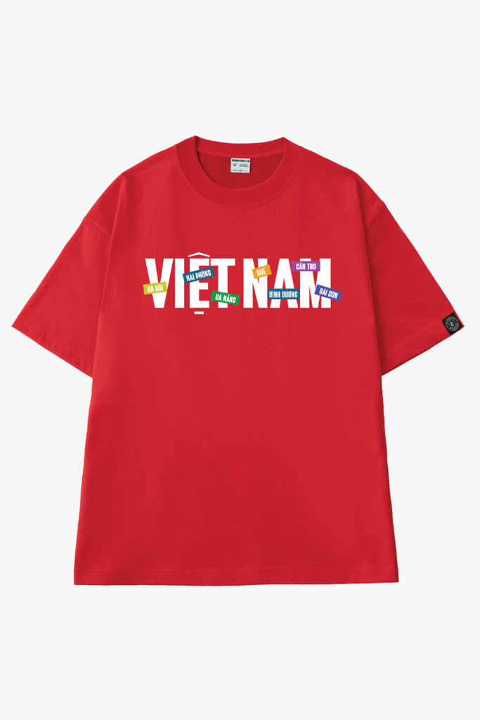 Áo Thun Cotton Unisex Việt Nam 7 Tỉnh Thành - O1A158