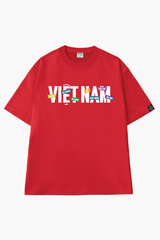 Áo Thun Cotton Unisex Việt Nam 7 Tỉnh Thành - O1A158