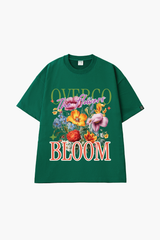 Áo T-shirt Cotton Nam Nữ Flowers Bloom Overco - O1A66