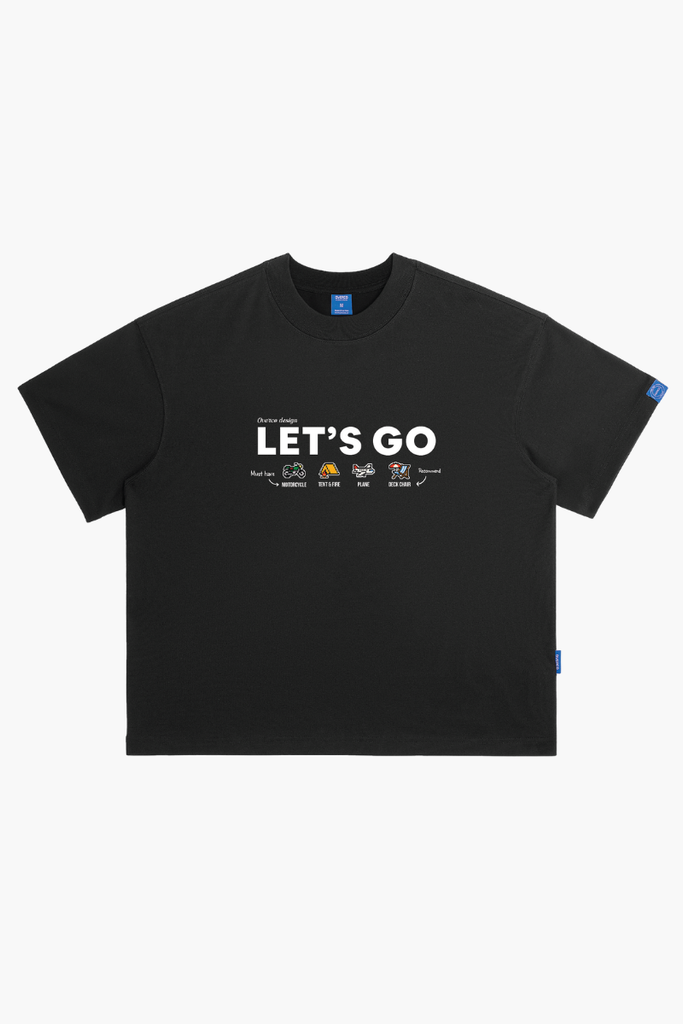 Áo Thun Boxy Let's Go - O6A37