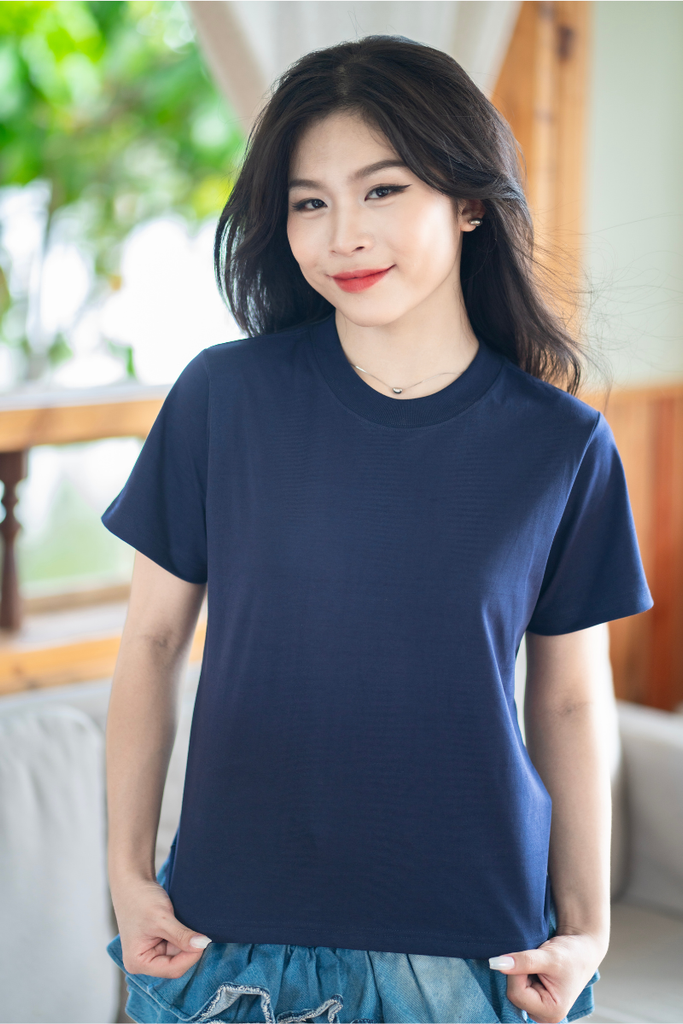 Áo Thun Baby Tee Basic Cotton 5 Màu - O7A1