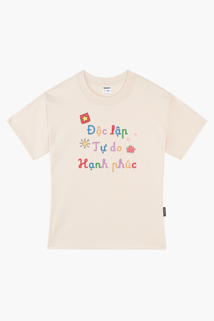 Áo Thun Baby Tee Độc Lập Tự Do Hạnh Phúc - O7A7