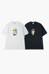 Áo Thun Cặp Đôi Chipi I Will Find You, Cotton - O1A91
