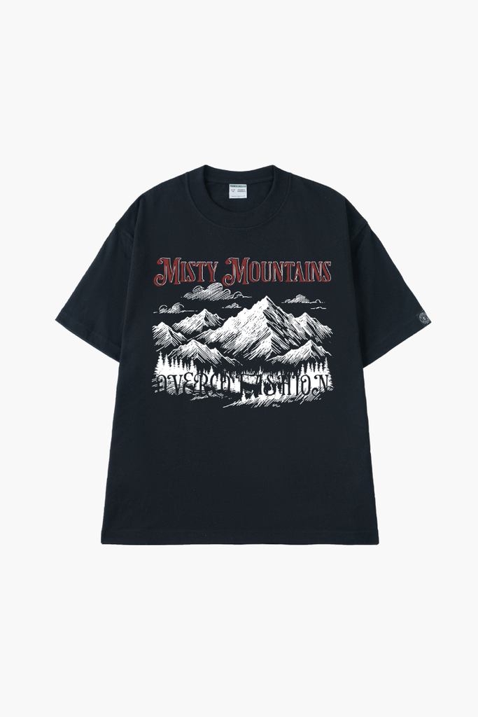 Áo Thun Unisex Misty Mountains Cotton Overco - O1A64