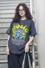 Áo Thun Unisex The Music Cotton Overco - O1A77