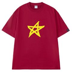 Áo Thun Unisex Cờ Đỏ Sao Vàng Ngôi Sao Lớn V1, Cotton - O1A138