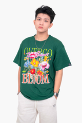 Áo Thun Unisex Flowers Bloom, Cotton - O1A66