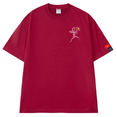 Áo Thun Cotton Unisex Kí Hoạ Thổi Kèn Loa Của Bác Hồ - O1A143