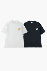 Áo Thun Cặp Đôi Mèo Kéo Chó, Cotton - O1A87