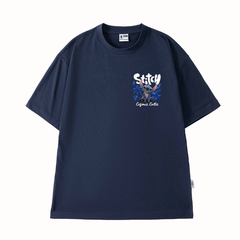 Áo Thun Unisex Stitch Logo Vải Cotton 190Gsm - O1G3
