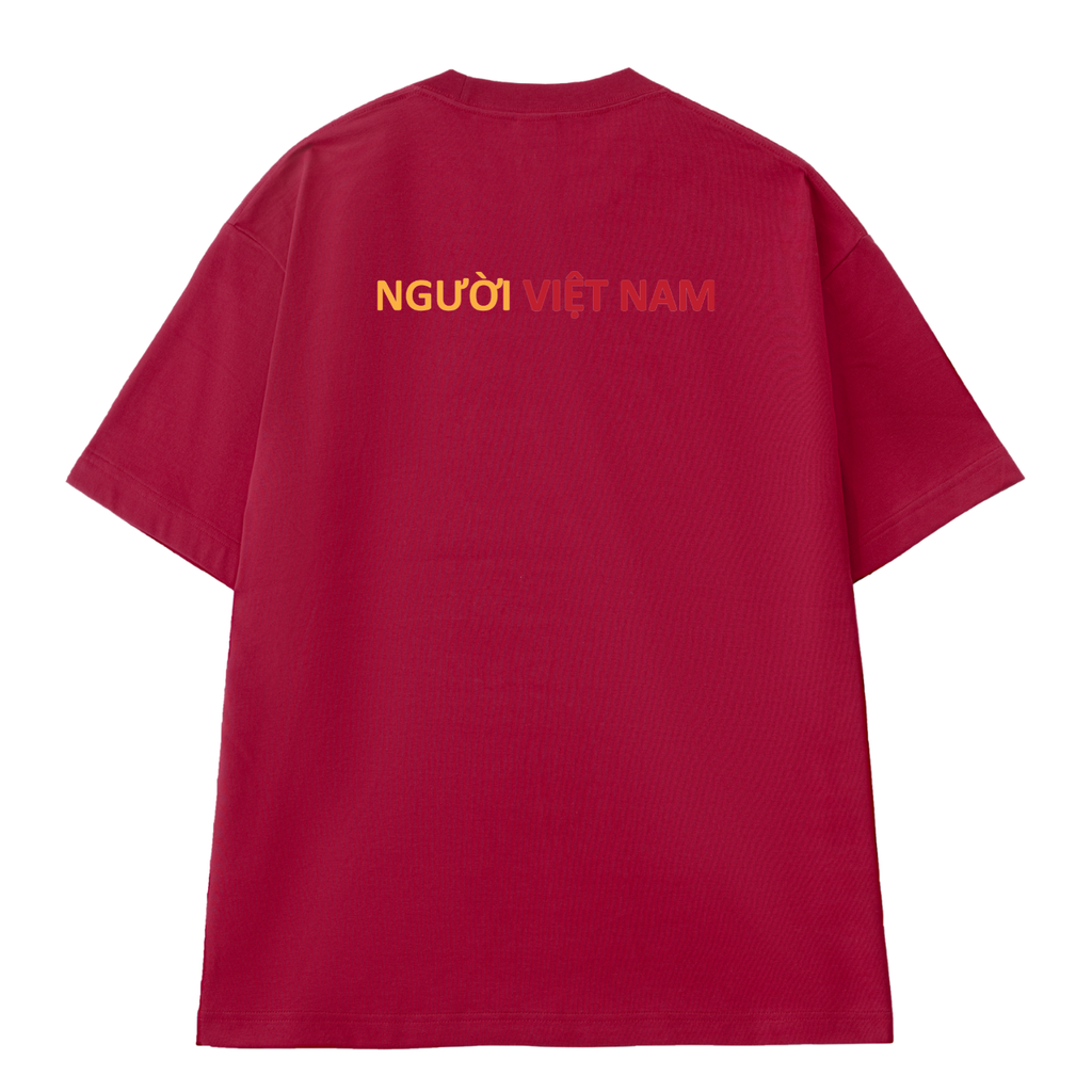 Áo Thun Unisex Ấm No Hạnh Phúc - Người Việt Nam Cotton Overco - O1A145