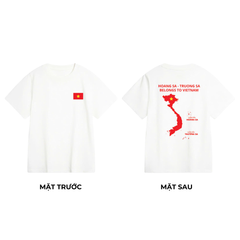 Áo Thun Cotton Unisex Cờ Đỏ Sao Vàng In Hoàng Sa - Trường Sa Việt Nam - O1A14
