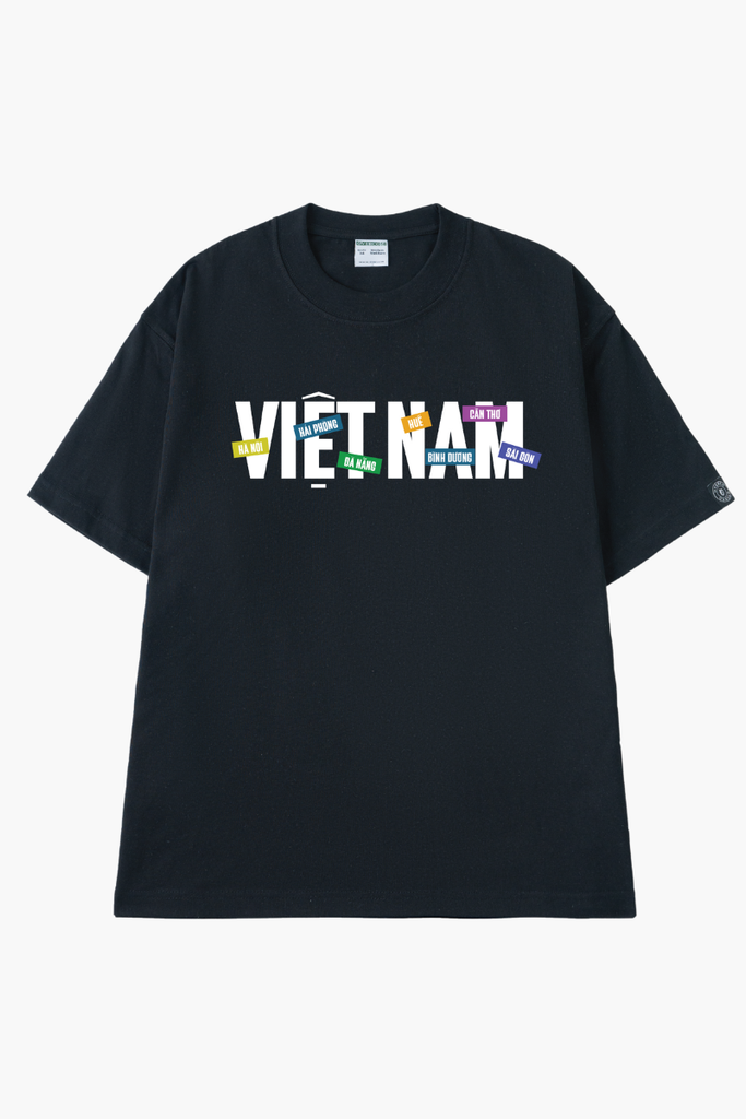 Áo Thun Cotton Unisex Việt Nam 7 Tỉnh Thành - O1A158