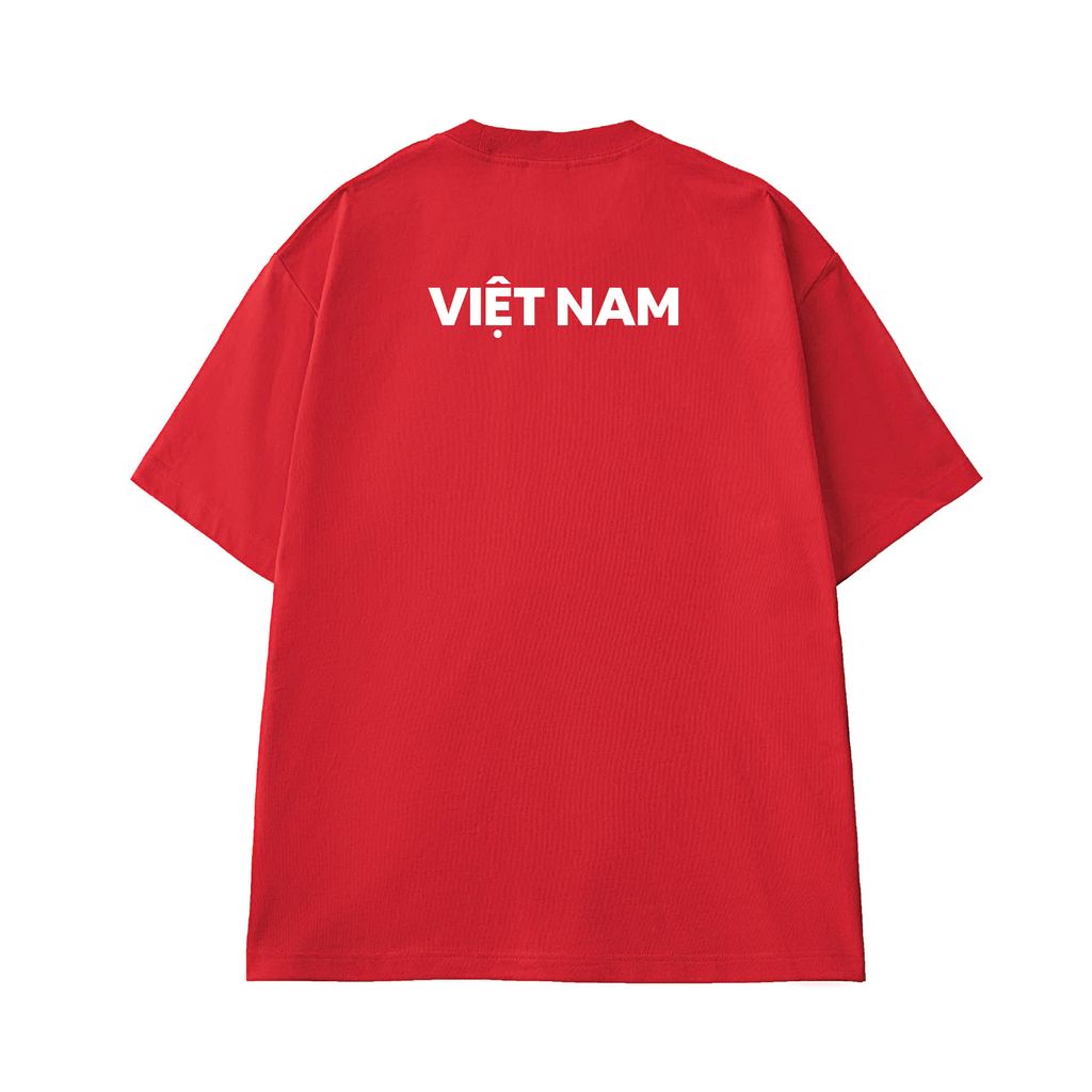 Áo T-shirt Cotton Unisex Cờ Đỏ Sao Vàng Việt Nam - O1A17