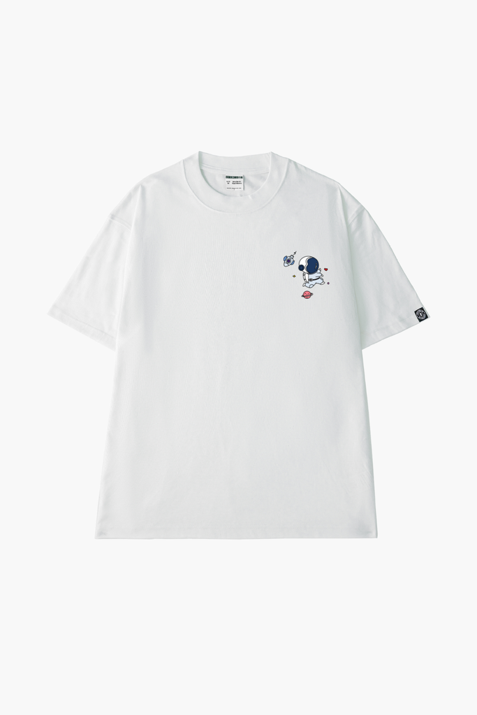 Áo T-shirt Cotton Cặp Đôi Phi Hành Gia - O1A85