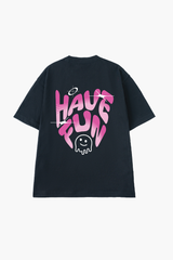 Áo T-shirt Cotton Nam Nữ Have Fun Overco - O1A37