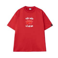 Áo T-shirt Cotton Nam Nữ In Chơi Bài - O1A62