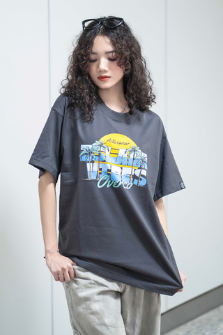 Áo Thun Unisex Island Vibes Cotton Overco - O1A116