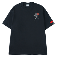 Áo Thun Cotton Unisex Kí Hoạ Thổi Kèn Loa Của Bác Hồ - O1A143