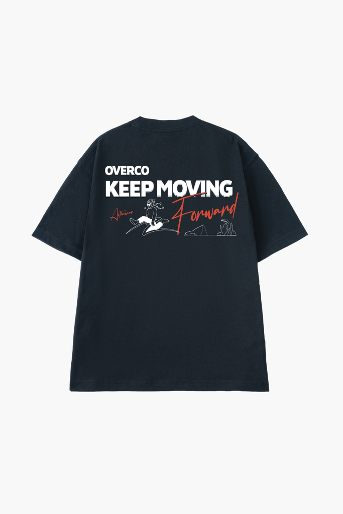 Áo Thun Unisex Keep Moving Cotton Overco - O1A63