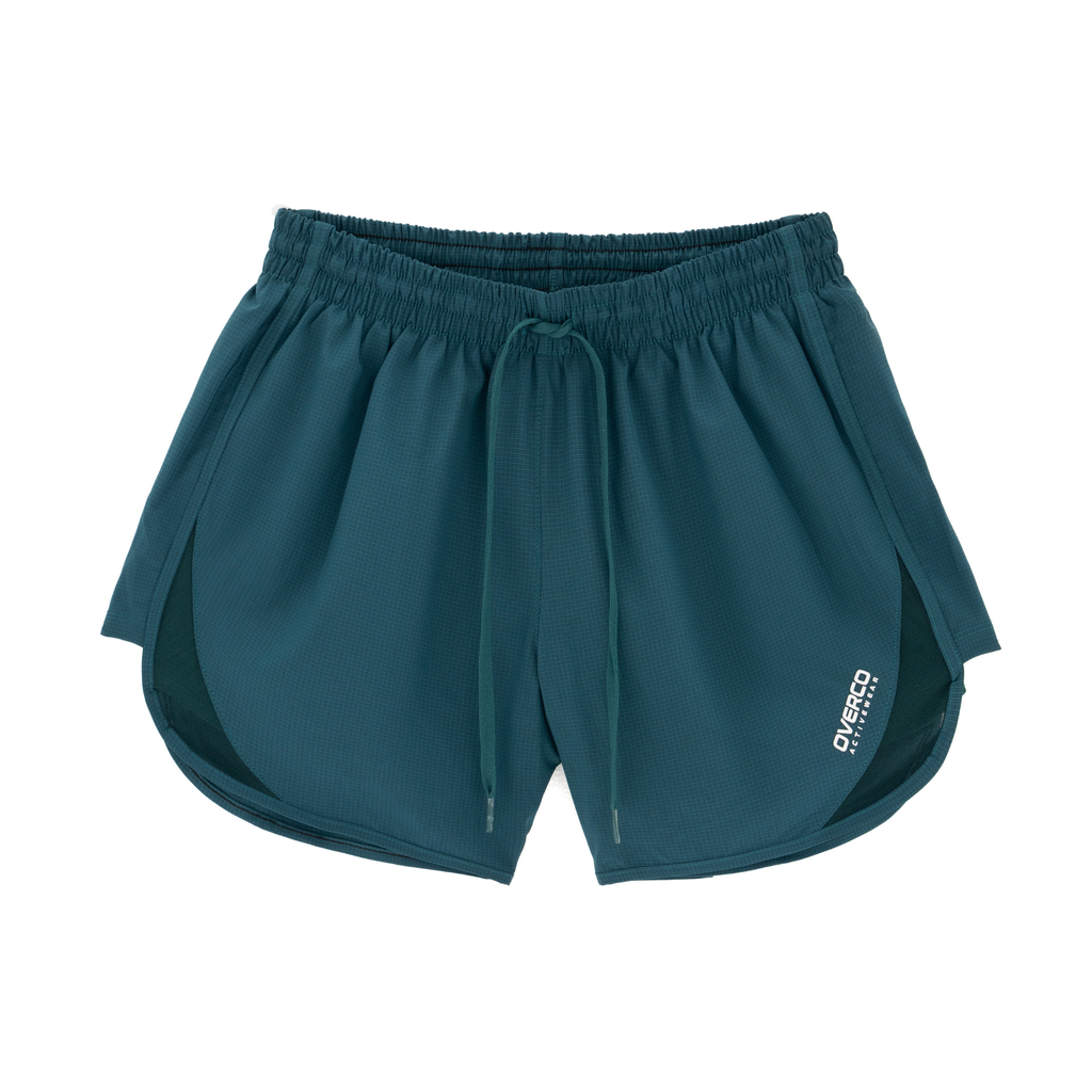 Quần Short Thể Thao Nữ  2 Lớp Phối Lưới OVERCO - SPW002