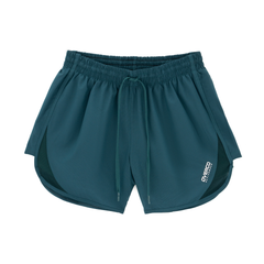 Quần Short Thể Thao Nữ  2 Lớp Phối Lưới OVERCO - SPW002