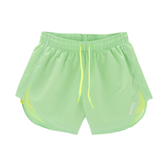 Quần Short Thể Thao Nữ  2 Lớp Phối Lưới OVERCO - SPW002