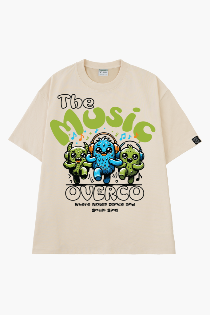 Áo Thun Unisex The Music Cotton Overco - O1A77