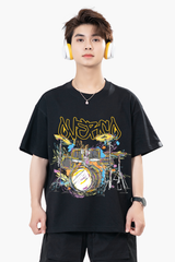 Áo Thun Unisex Drum, Cotton - O1A42
