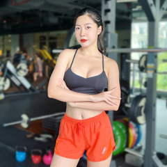Quần Short Thể Thao Nữ  2 Lớp Phối Lưới OVERCO - SPW002