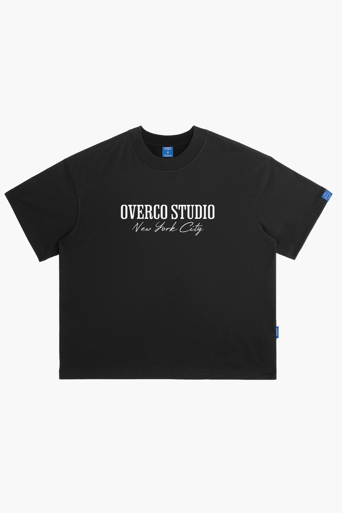 Áo Thun Boxy Unisex NYC Never Sleep Cotton - O6A5