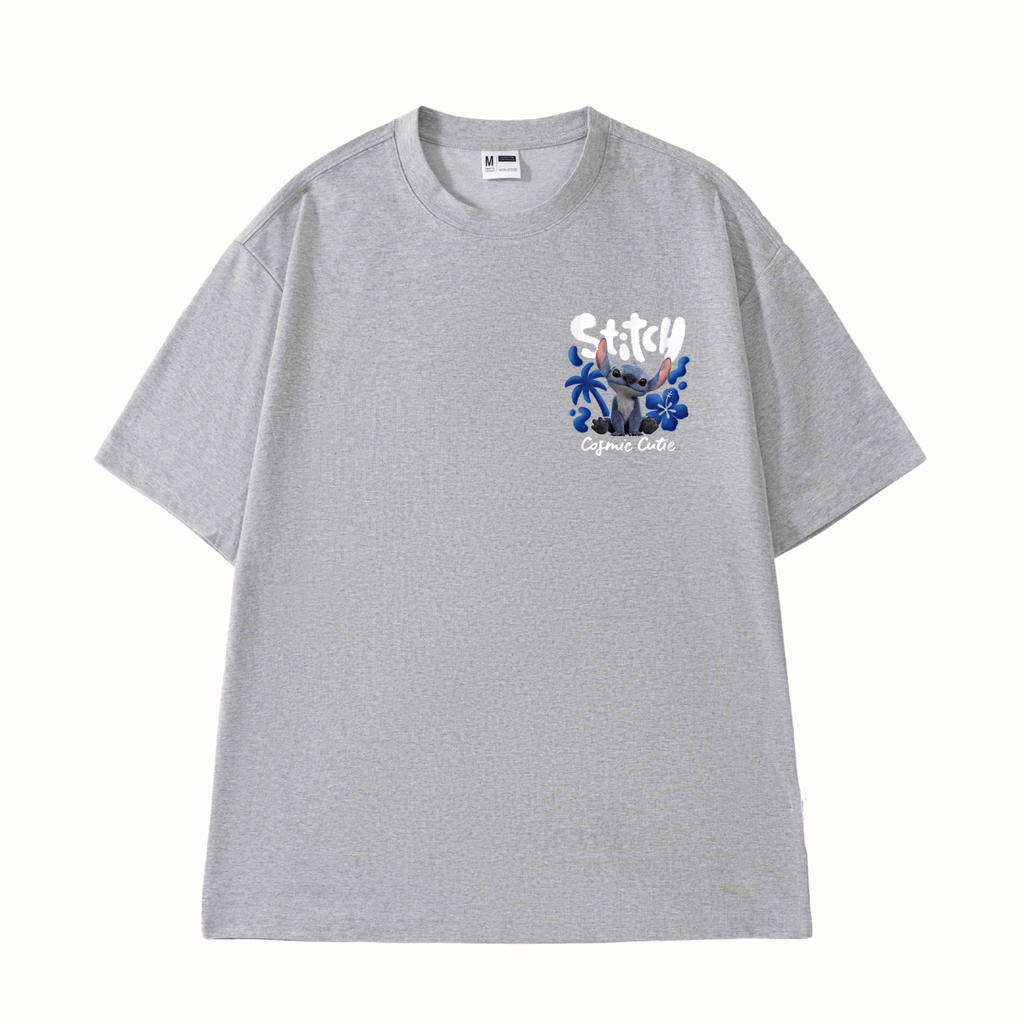 Áo Thun Unisex Stitch Logo Vải Cotton 190Gsm - O1G3