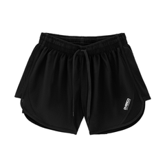 Quần Short Thể Thao Nữ  2 Lớp Phối Lưới OVERCO - SPW002