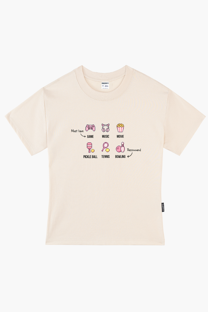 Áo Thun Baby Tee Let's Play - O7A9