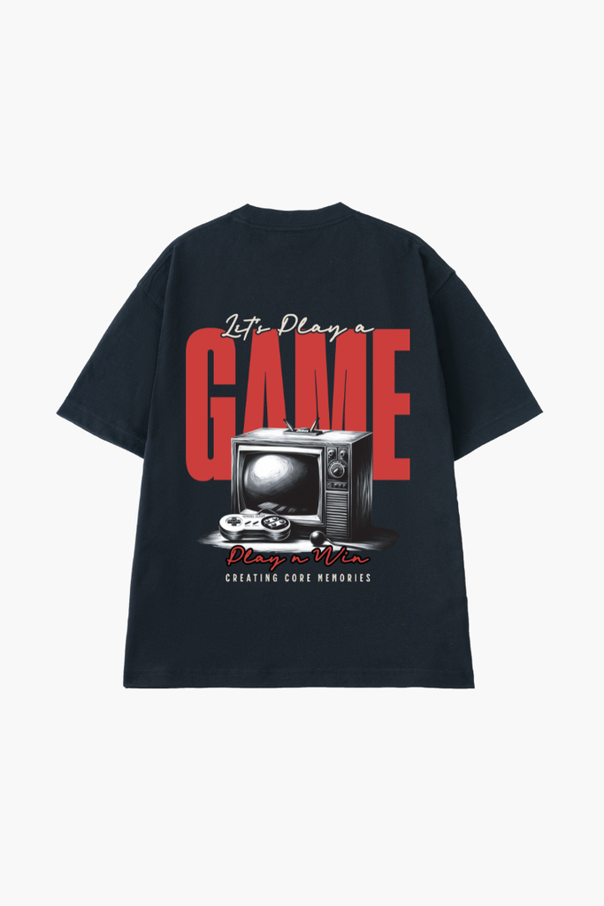 Áo Thun Unisex Play Game Cotton Overco - O1A97
