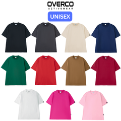 Áo Thun Unisex Basic Cotton 11 Màu Overco - O1A7