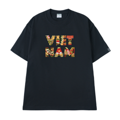 Áo Thun Unisex Chữ Việt Nam Nghê Thuật - O1A152