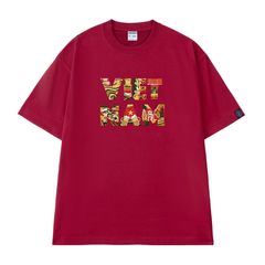 Áo Thun Unisex Chữ Việt Nam Nghê Thuật - O1A152