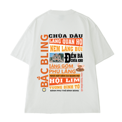 Áo Thun Unisex Overco Bắc Ninh, Bắc Bling - O1A121