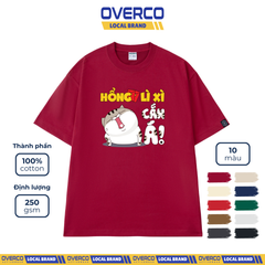 Áo Thun Tết Unisex Hổng Lì Xì Cắn Á Mèo Ami Bụng Bự - TSCT060