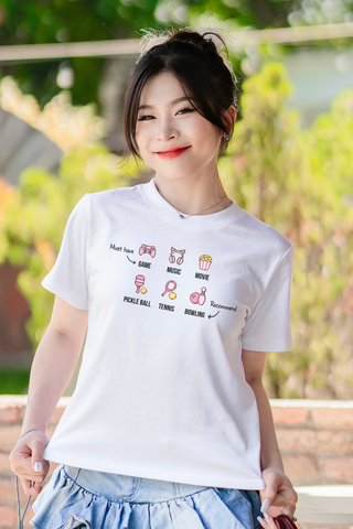 Áo Thun Baby Tee Let's Play - O7A9